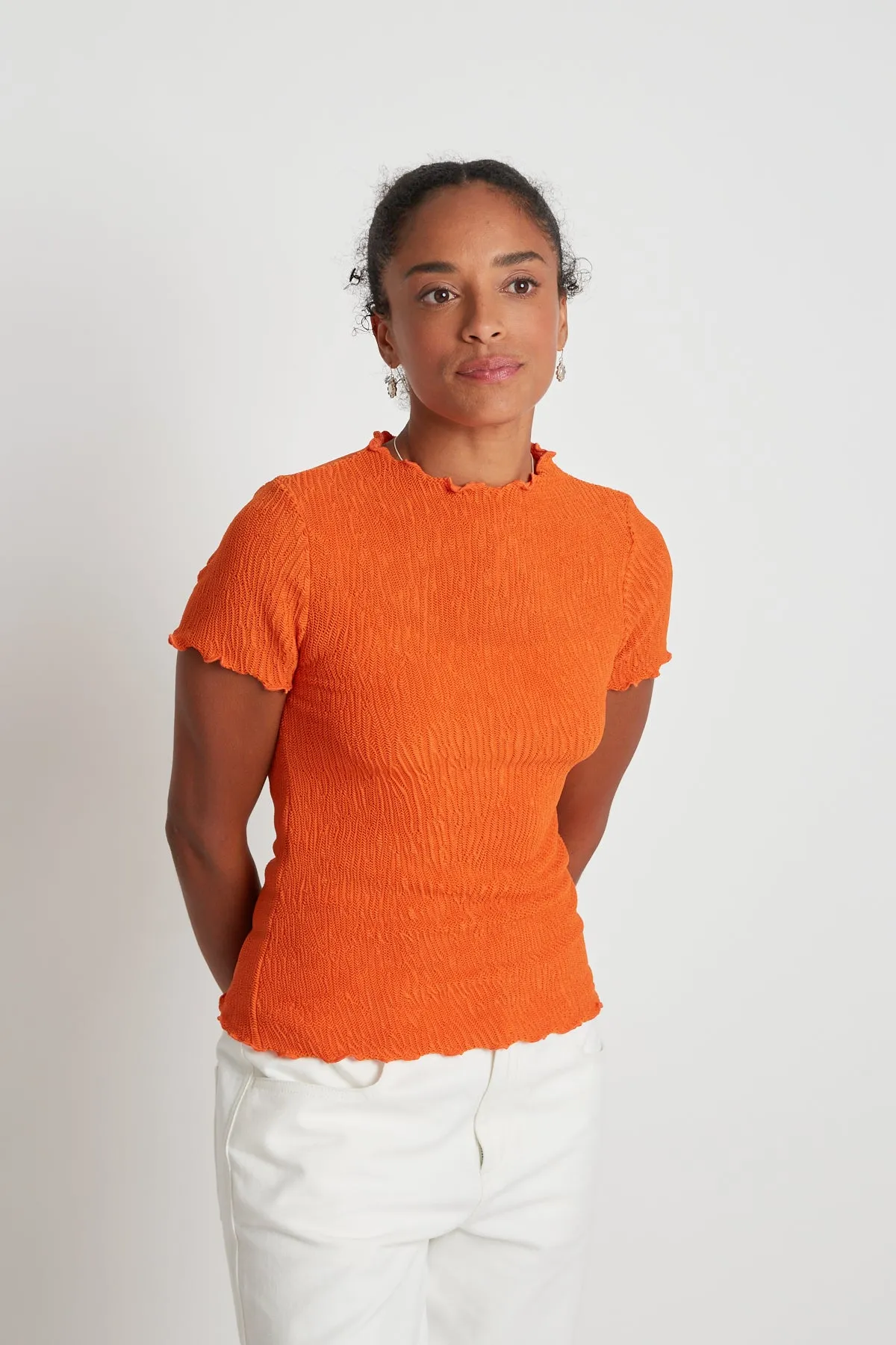 Rosie tee - Orange sold by Twenty-Seven Names product image thumbnail 2