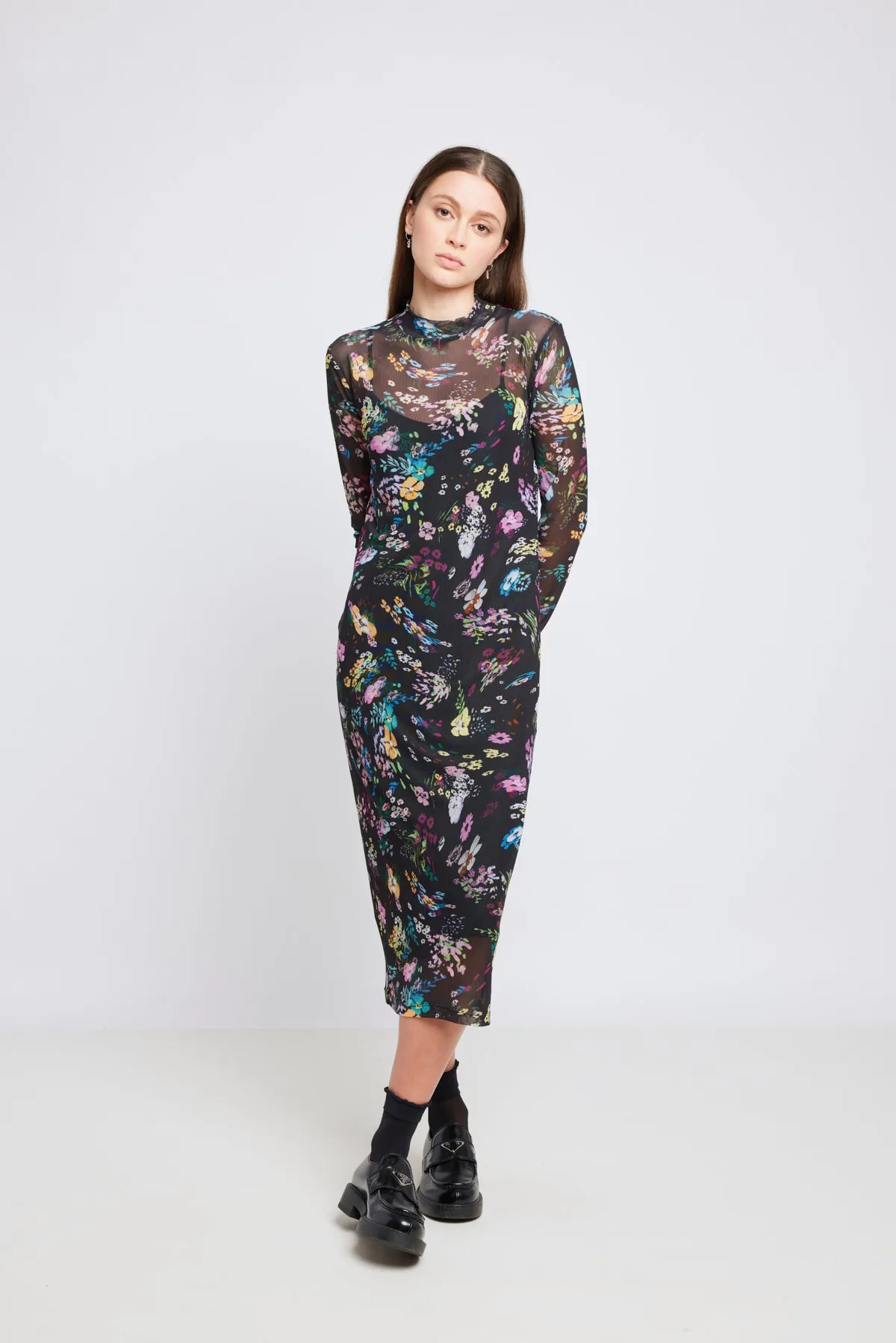 Play the field mesh dress sold by Twenty-Seven Names product image thumbnail 3