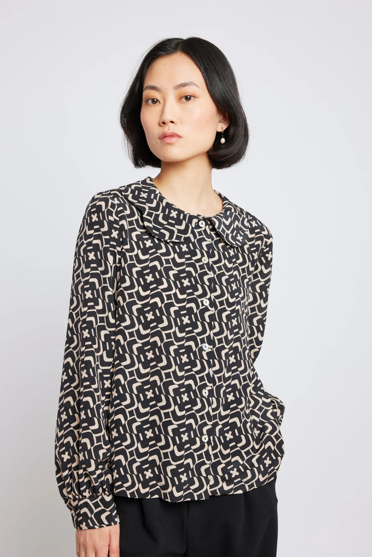 Bleachers blouse sold by Twenty-Seven Names product image thumbnail 2