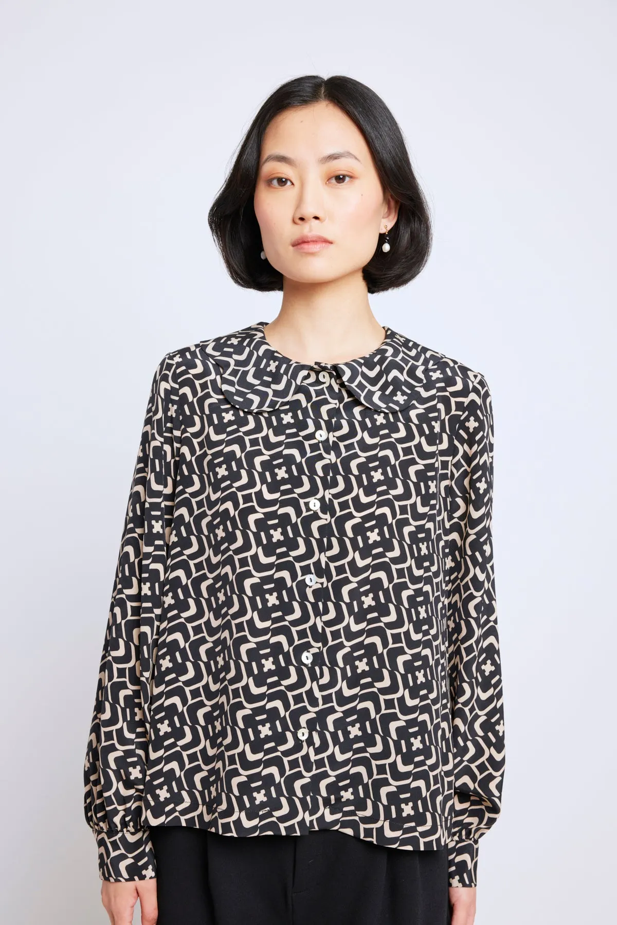 Bleachers blouse sold by Twenty-Seven Names