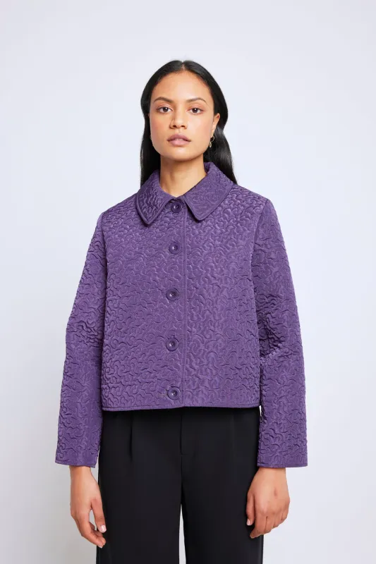 The mind boggles jacket - Purple sold by Twenty-Seven Names