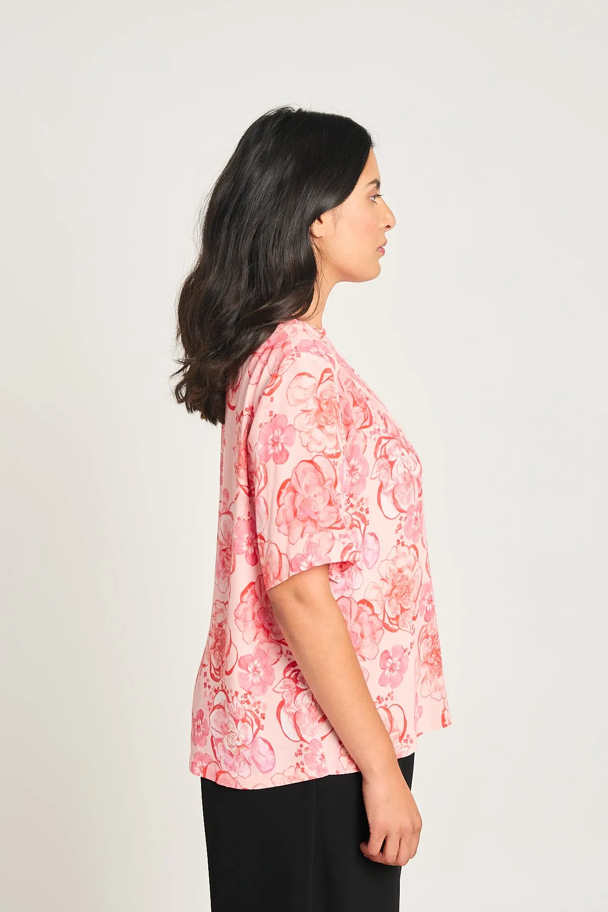 Peony tee - Red sold by Twenty-Seven Names product image thumbnail 3