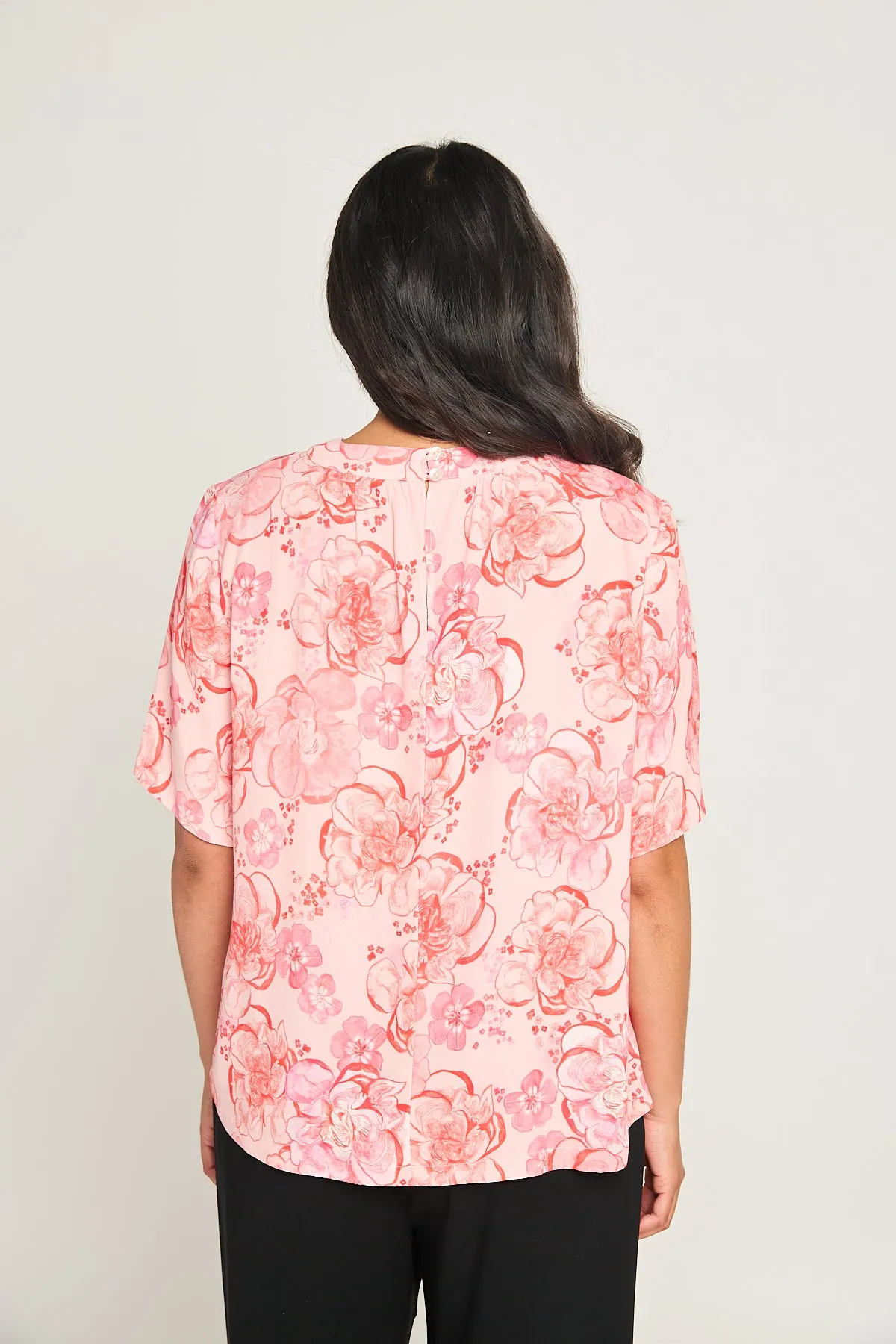 Peony tee - Red sold by Twenty-Seven Names product image thumbnail 5