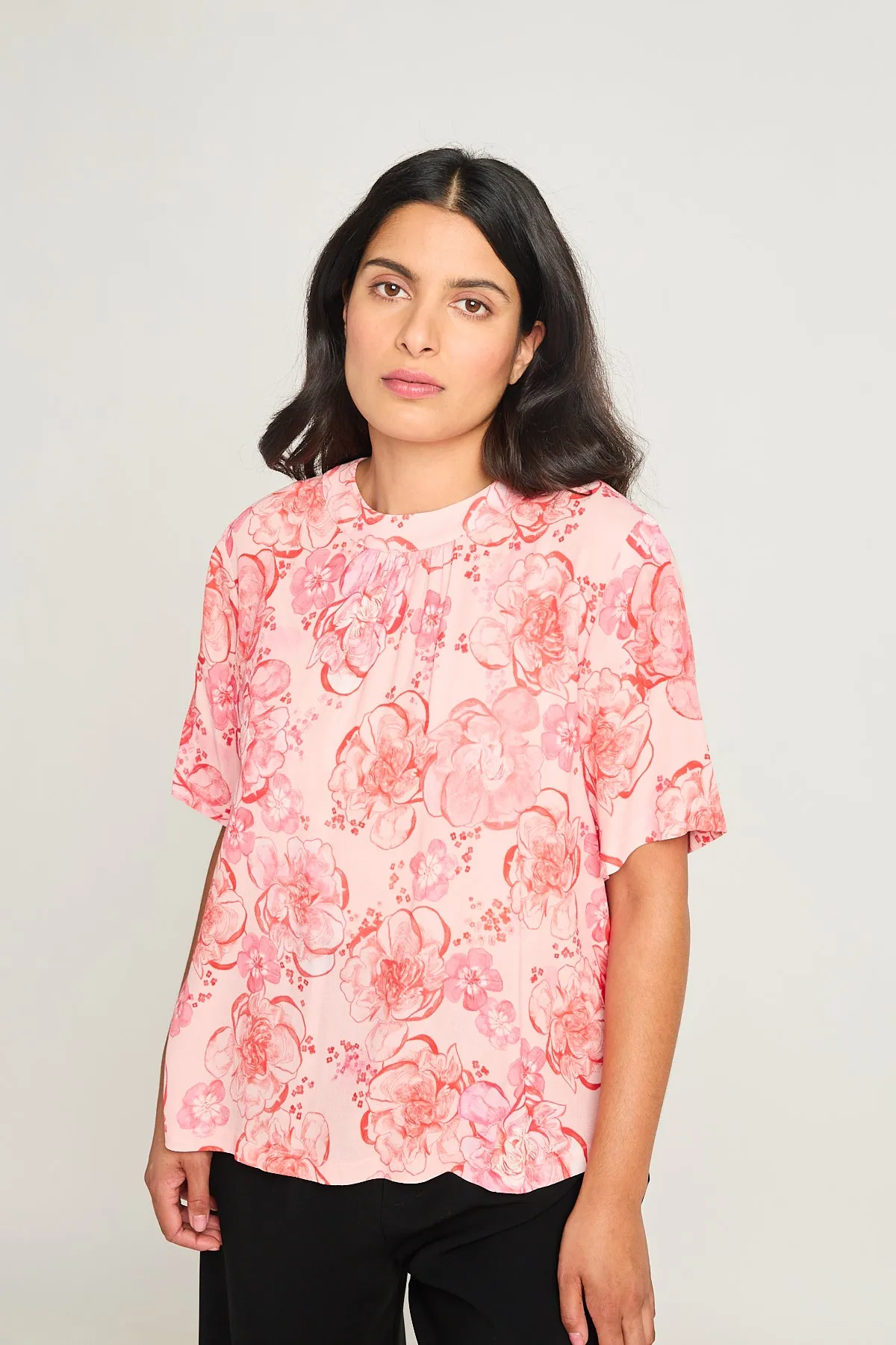 Peony tee - Red sold by Twenty-Seven Names product image thumbnail 4