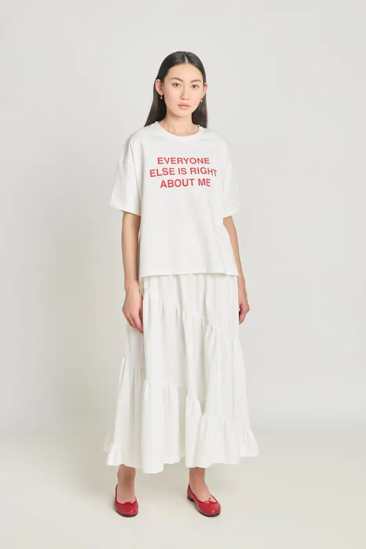 Miracle whip skirt - Cream sold by Twenty-Seven Names