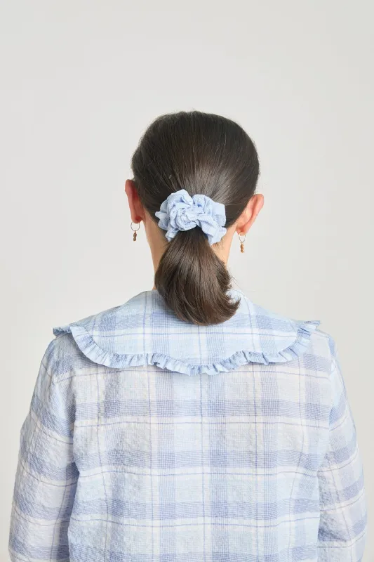 Mini scrunchie - Blue sold by Twenty-Seven Names