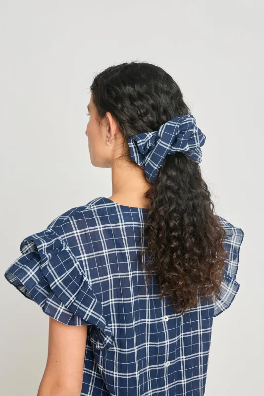 Oversized scrunchie - Navy sold by Twenty-Seven Names