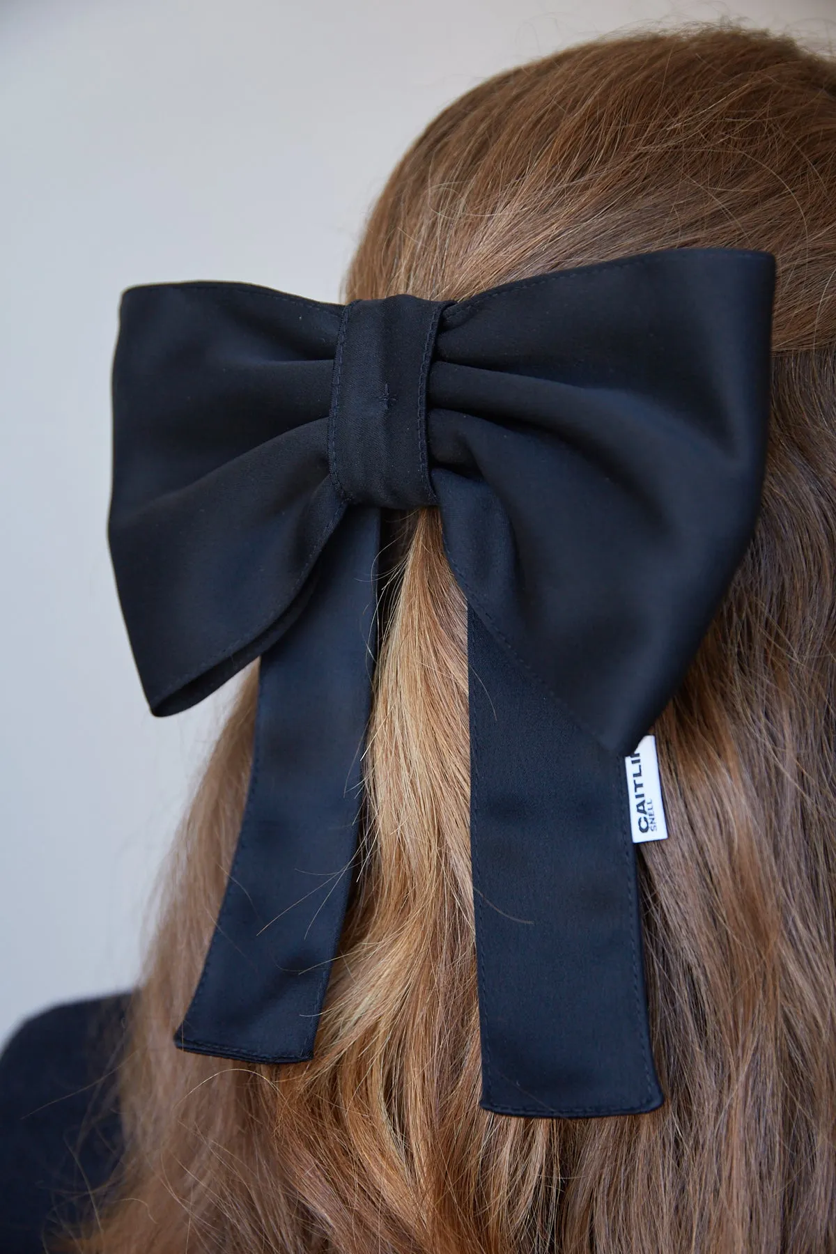 Caitlin Snell + twenty-seven names | Georgie Hair Bow - Black sold by Twenty-Seven Names product image thumbnail 4