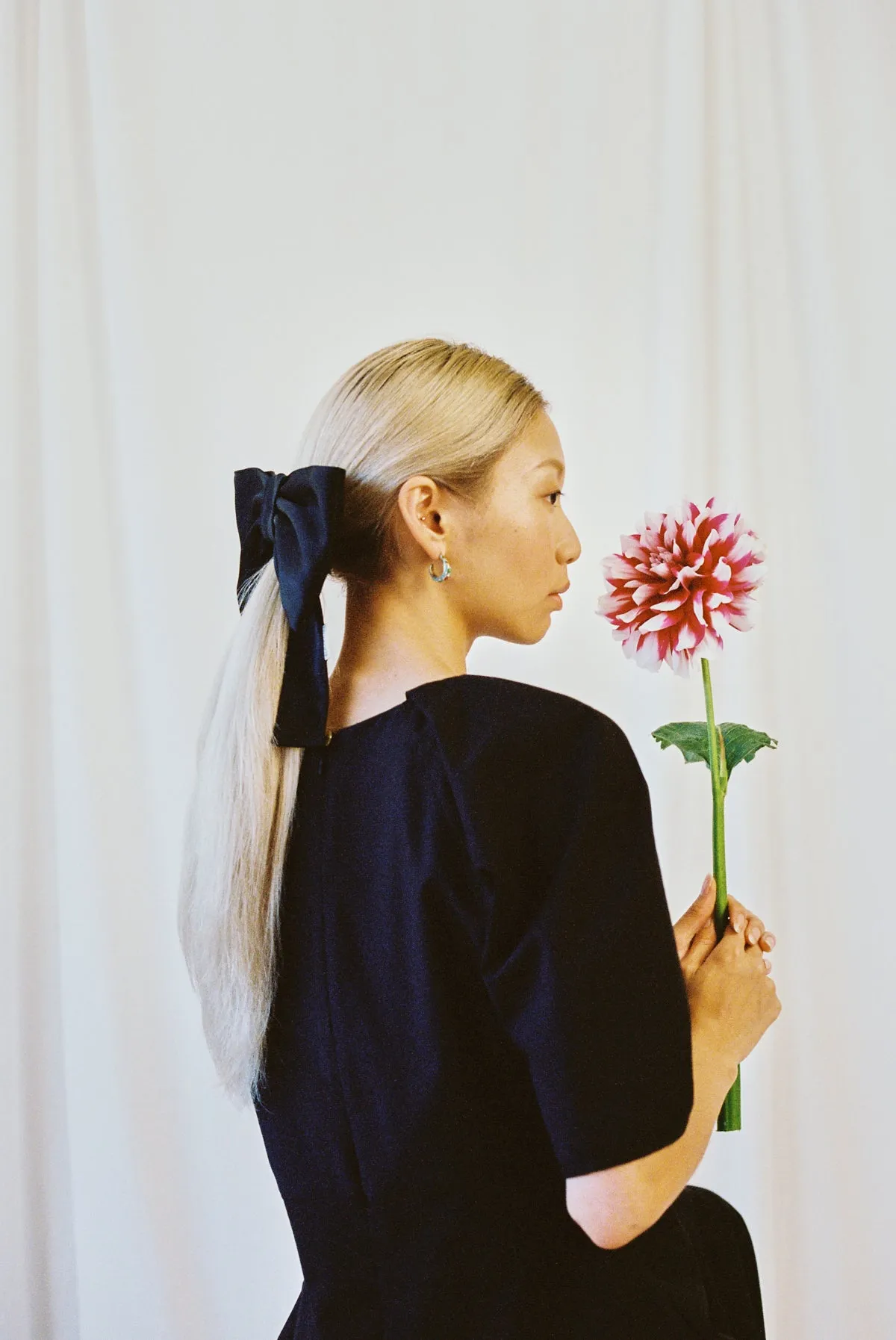 Caitlin Snell + twenty-seven names | Georgie Hair Bow - Black sold by Twenty-Seven Names product image thumbnail 5