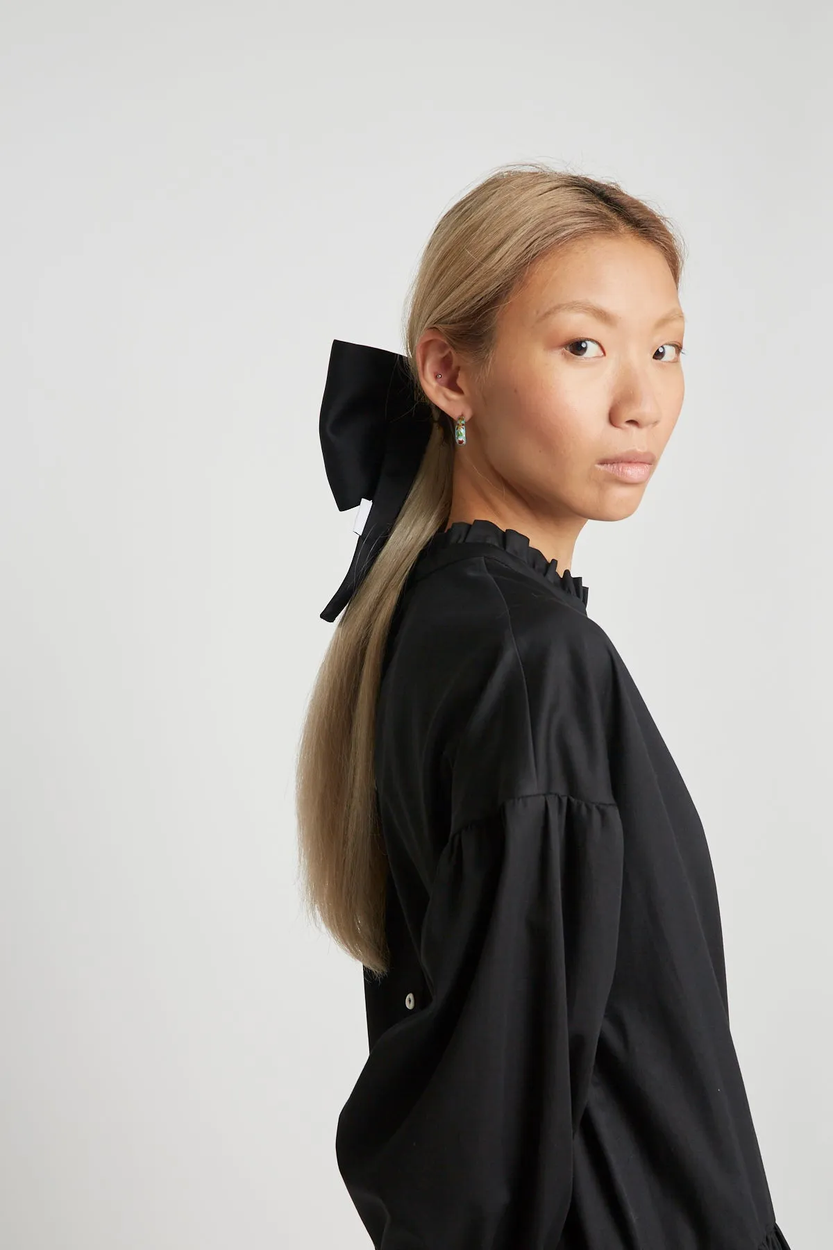 Caitlin Snell + twenty-seven names | Georgie Hair Bow - Black sold by Twenty-Seven Names product image thumbnail 2