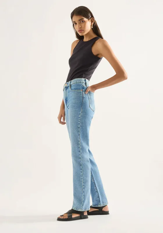 Zoe High Rise Straight Crop Jean sold by Untouched World