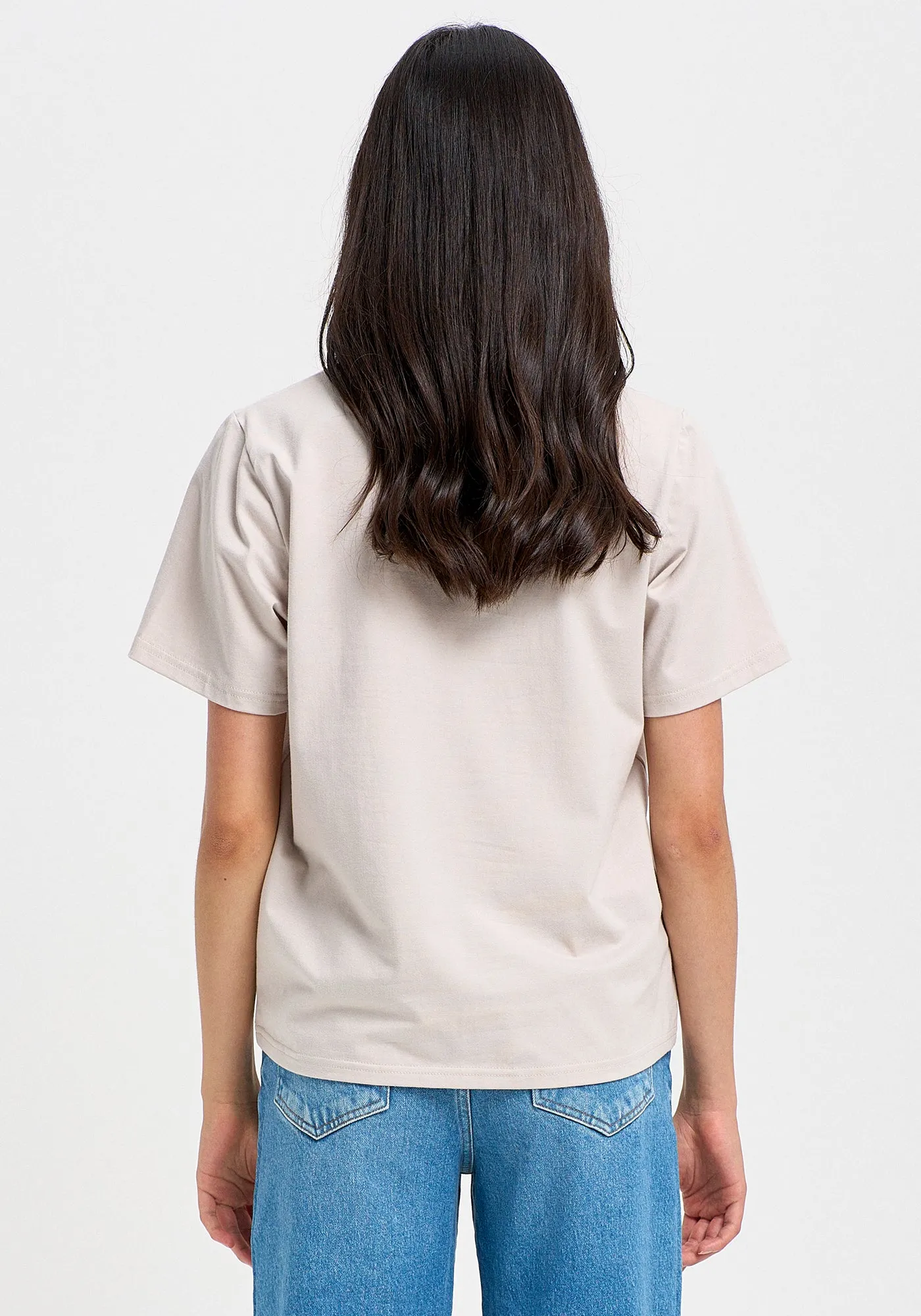 Relaxed Organic Cotton Tee sold by Untouched World product image thumbnail 5