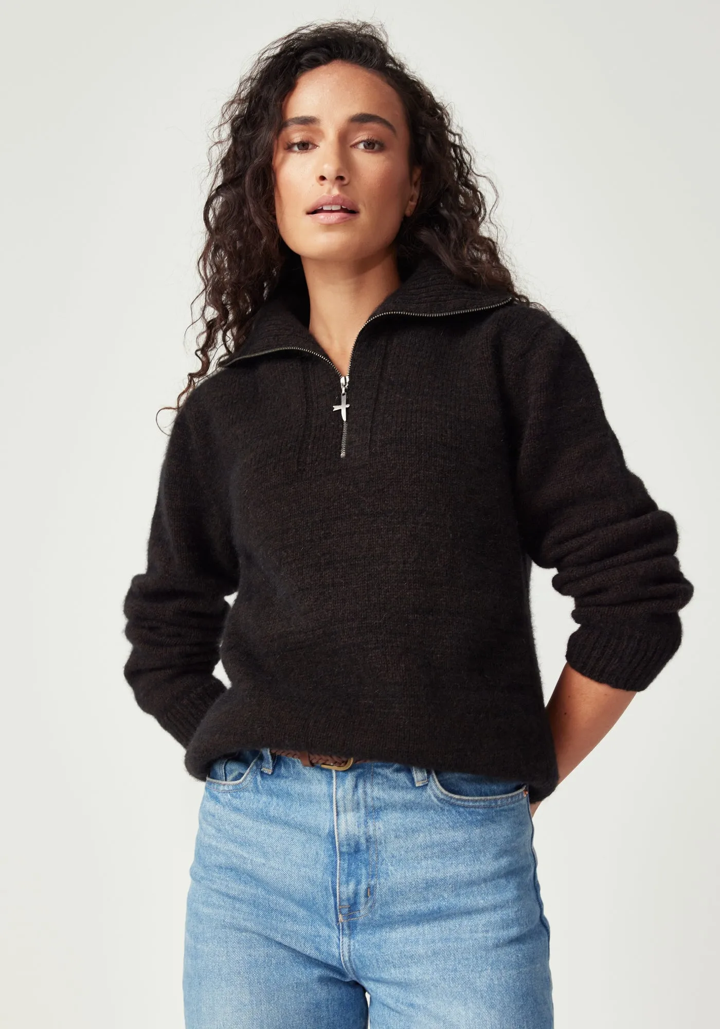 Chunky Half Zip sold by Untouched World product image thumbnail 2
