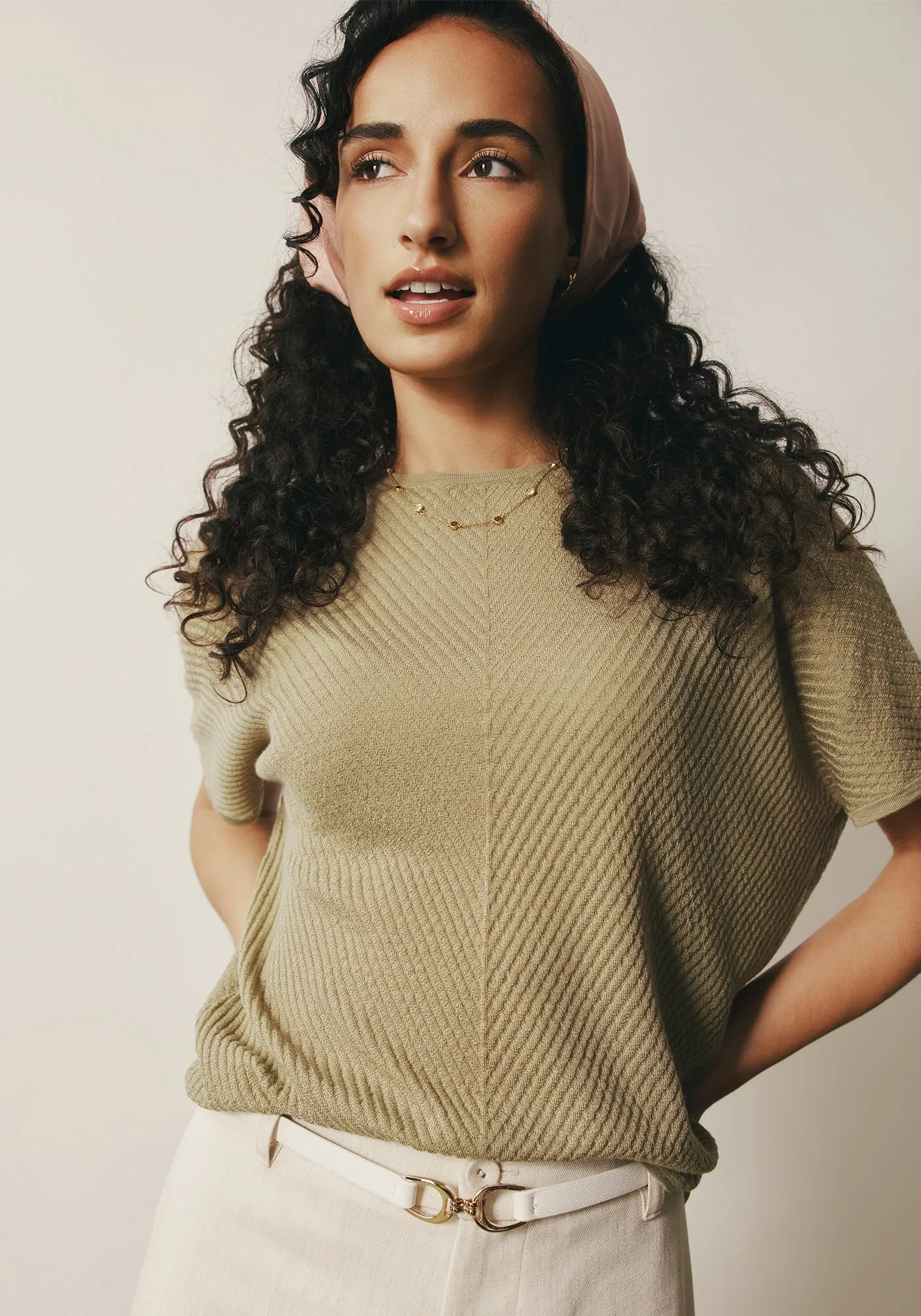 Haze Knit Tee sold by Untouched World