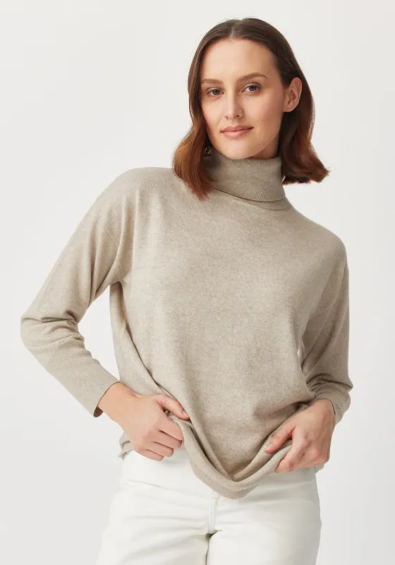 Mae Turtle Neck - Pumice sold by Untouched World
