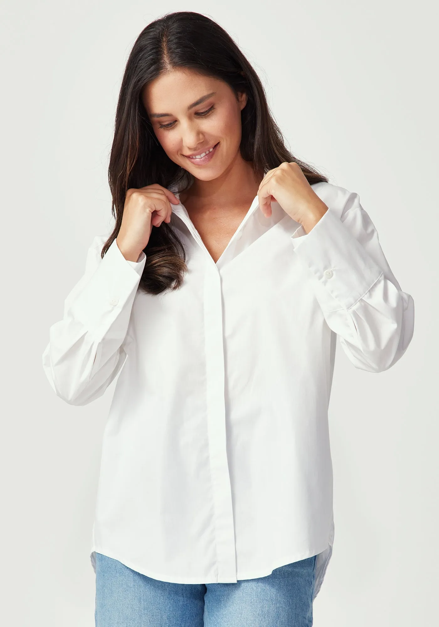 Frankie Shirt - Blanc sold by Untouched World product image thumbnail 5