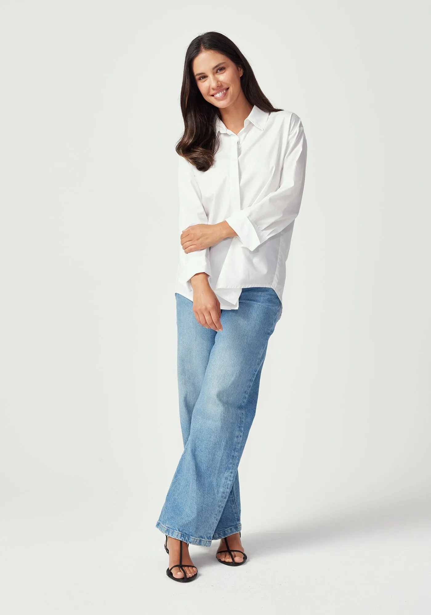 Frankie Shirt - Blanc sold by Untouched World product image thumbnail 4