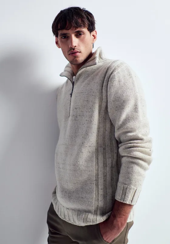 Matatua Half Zip - Beech Fleck sold by Untouched World