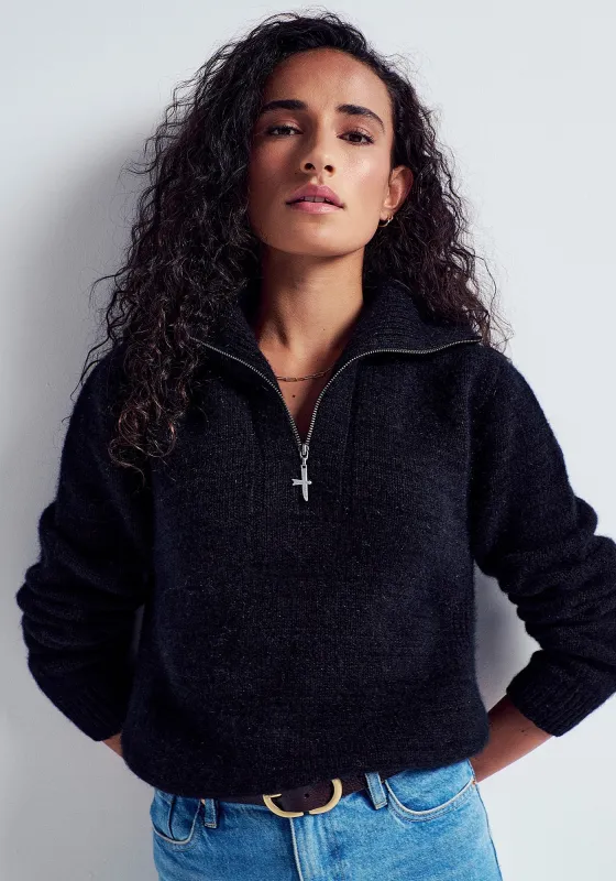 Chunky Half Zip - Chocolate made by Untouched World