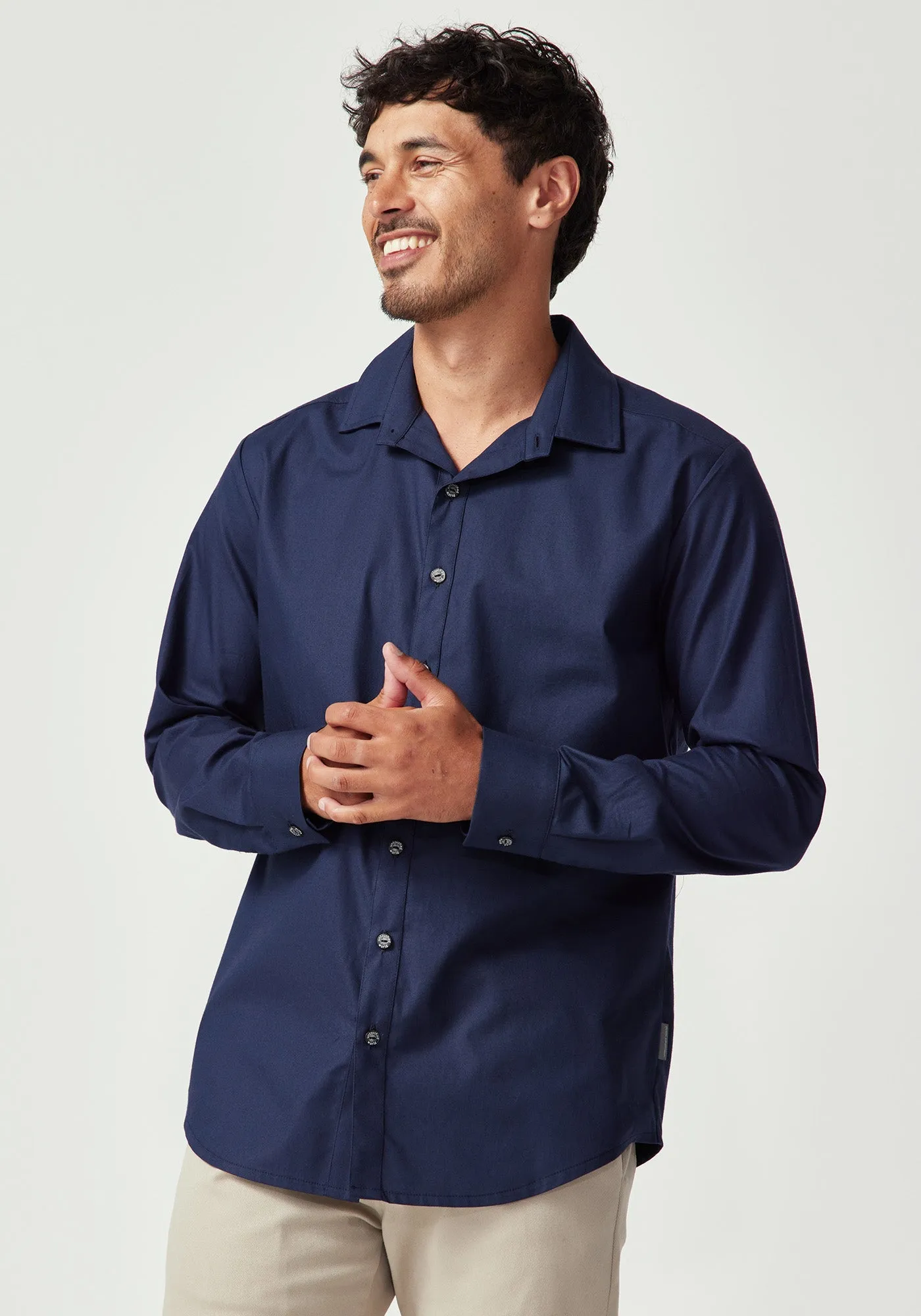 Otis Relaxed Shirt - Ink Blue sold by Untouched World product image thumbnail 4