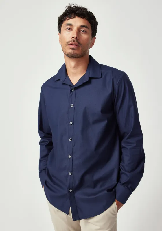 Otis Relaxed Shirt - Ink Blue made by Untouched World