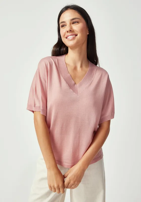Camille V Tee - Rosewood made by Untouched World