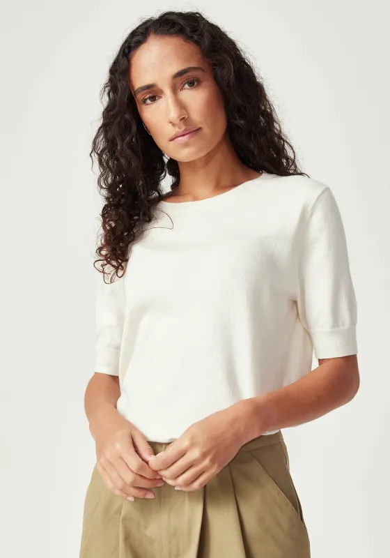 Maelyn Tee - White Linen sold by Untouched World