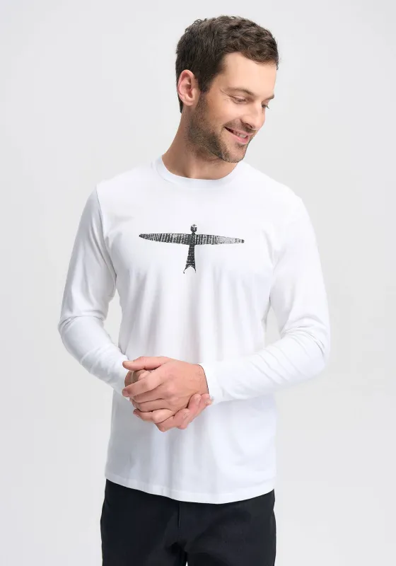 Mens Project U Long Sleeve Tee - White/Black sold by Untouched World