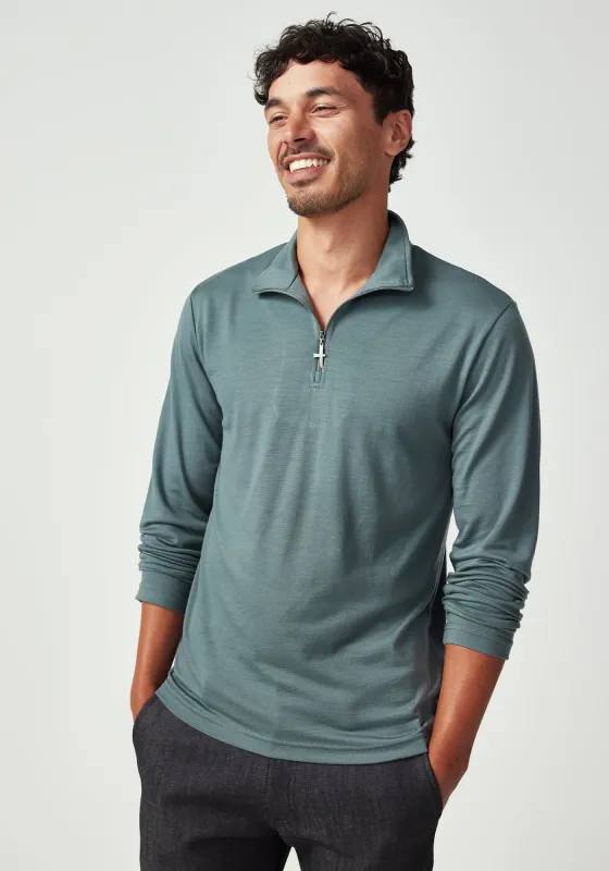 Pua Zip Shirt - Tuatara sold by Untouched World