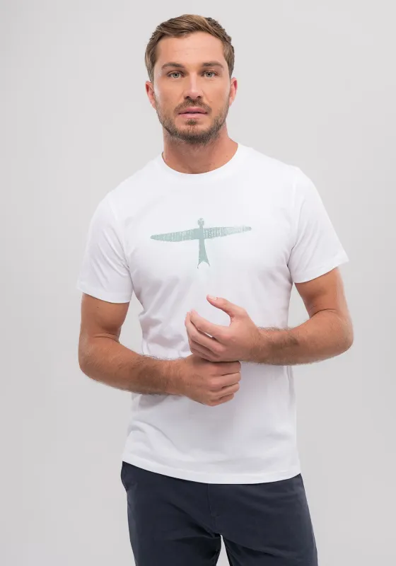Mens Project U Tee - White/Sage sold by Untouched World