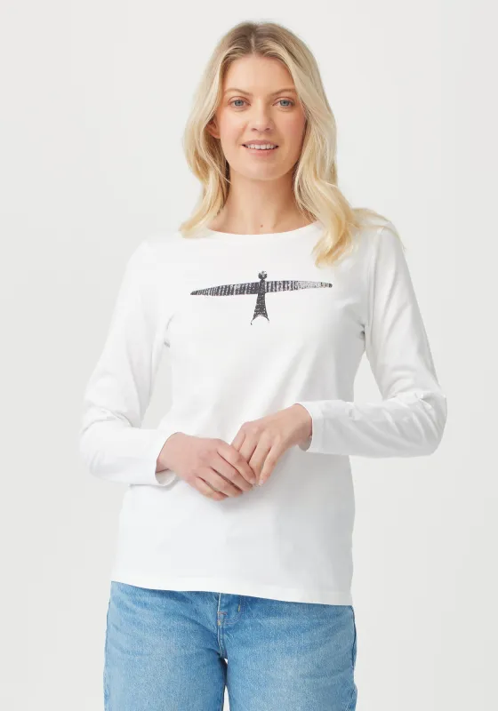 Womens Project U Long Sleeve Tee - White/Black sold by Untouched World