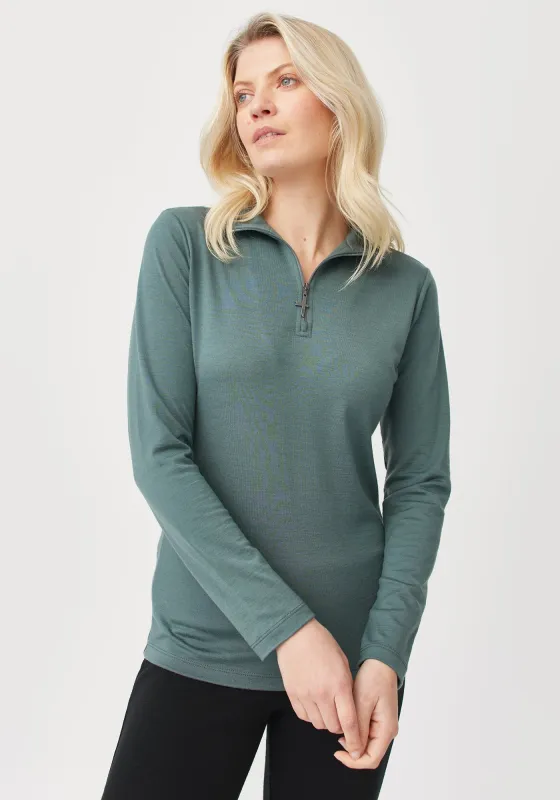 Mountainsilk Half Zip - Tuatara sold by Untouched World