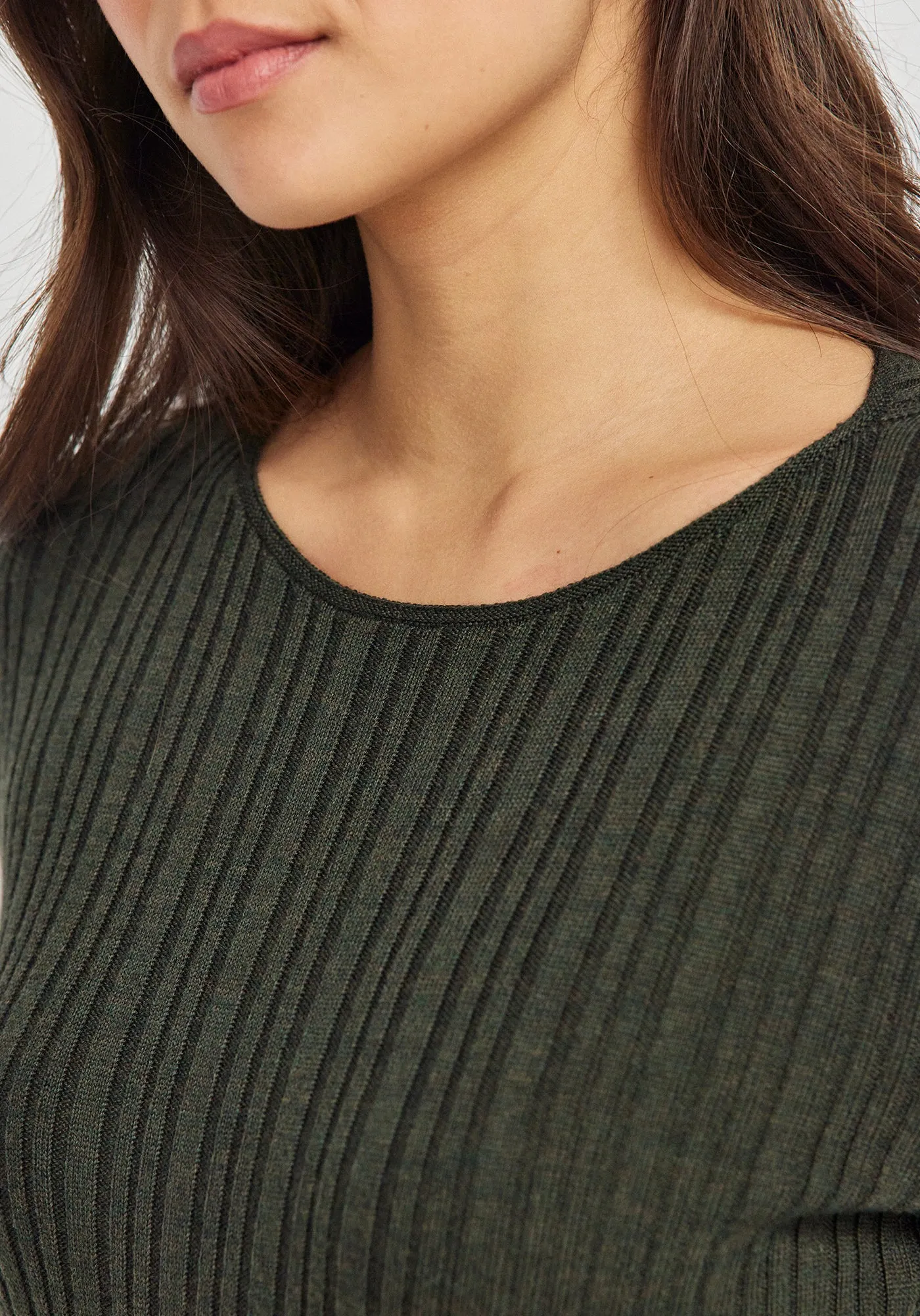 Ella Rib Top - Forest sold by Untouched World product image thumbnail 2