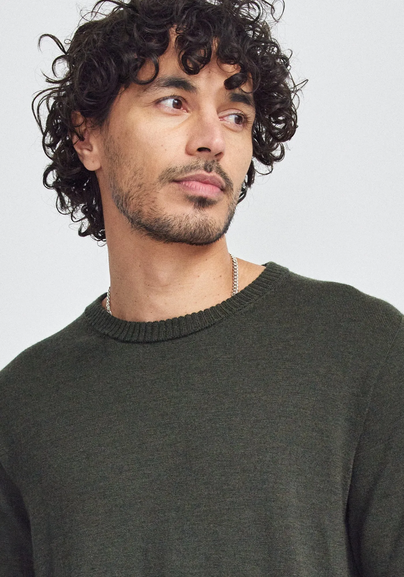 Miles Sweater - Forest/Ecru sold by Untouched World product image thumbnail 5