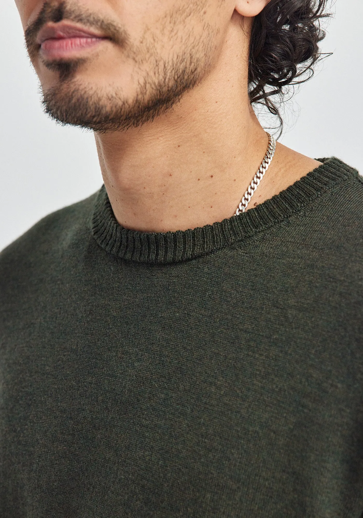 Miles Sweater - Forest/Ecru sold by Untouched World product image thumbnail 2