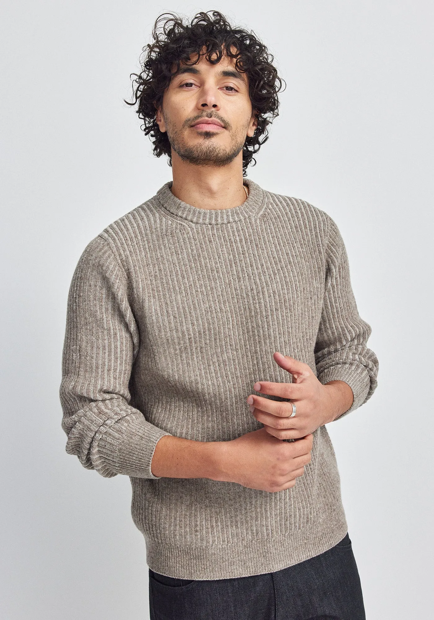 Carson Sweater - Totara/Ecru sold by Untouched World product image thumbnail 2