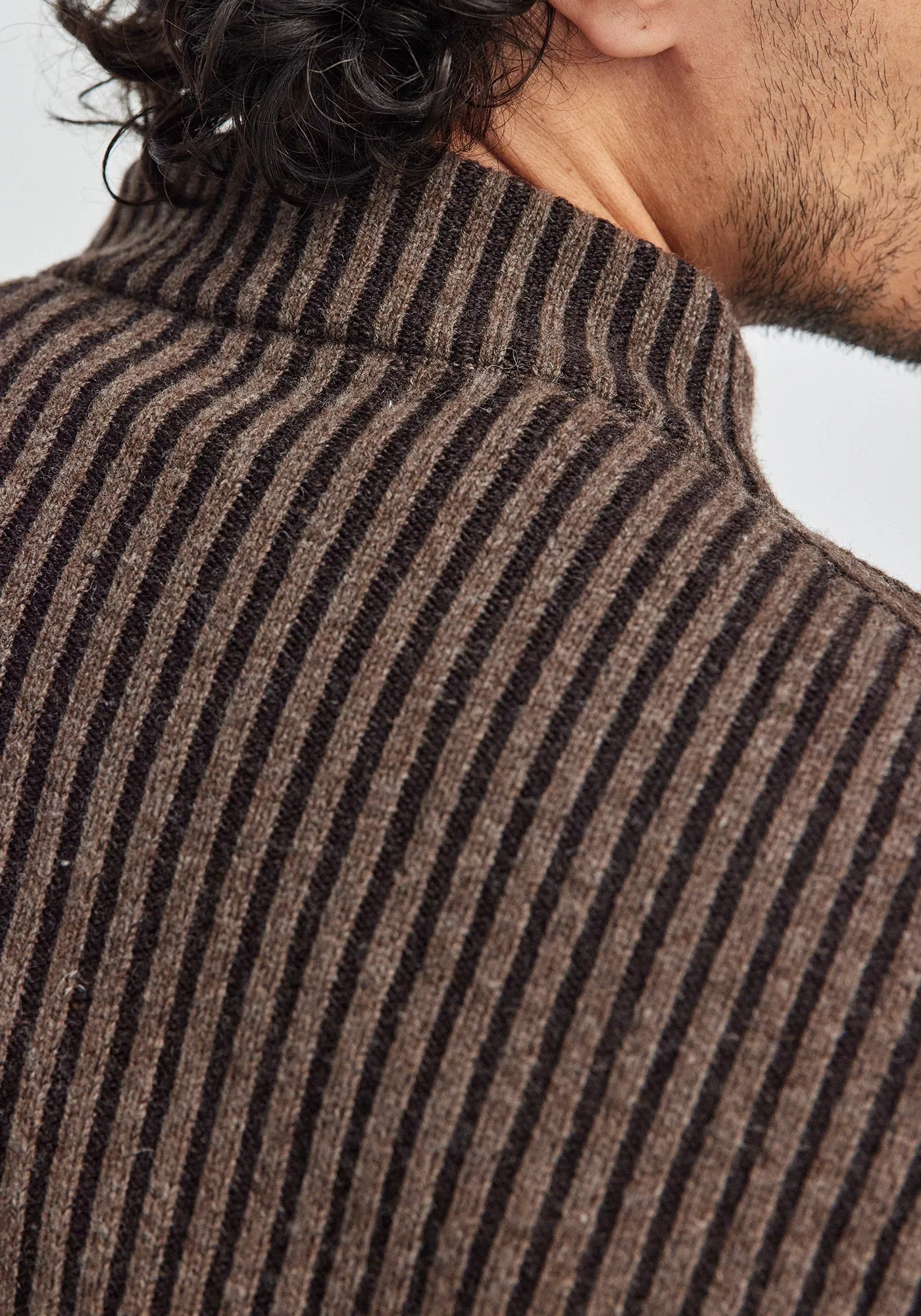 Tanner Half Zip - Punga/Chocolate sold by Untouched World product image thumbnail 5