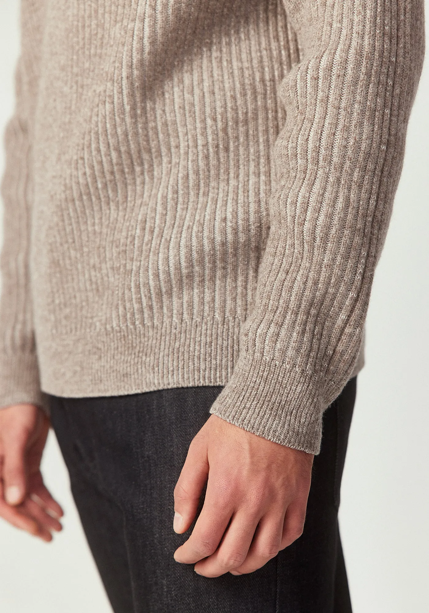 Tanner Half Zip - Totara/Ecru sold by Untouched World product image thumbnail 5
