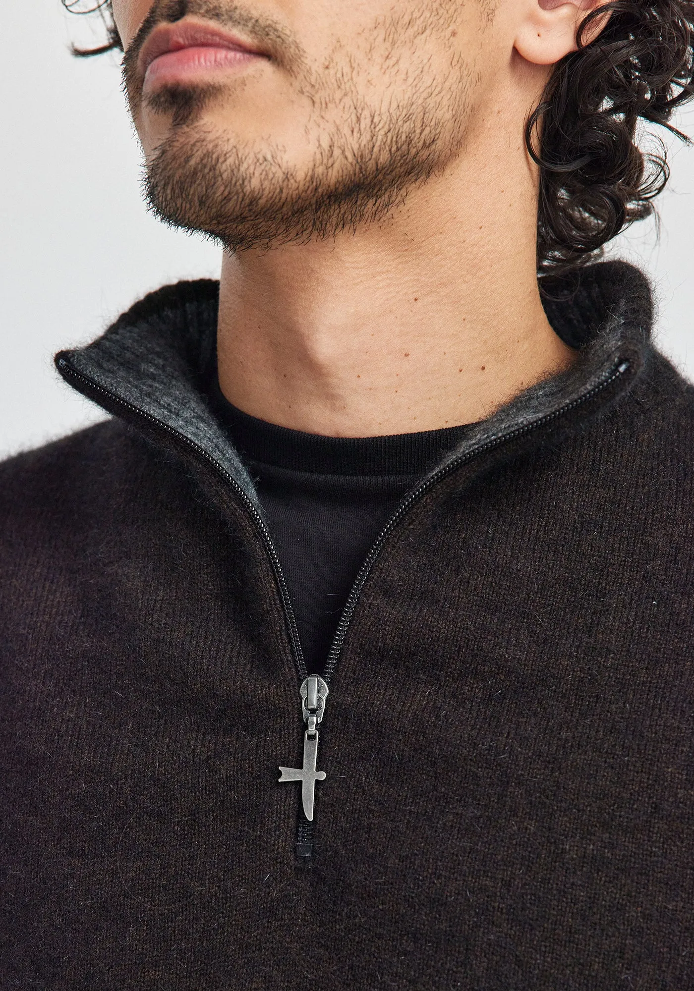 Estuary Half Zip - Chocolate/Slate sold by Untouched World product image thumbnail 5