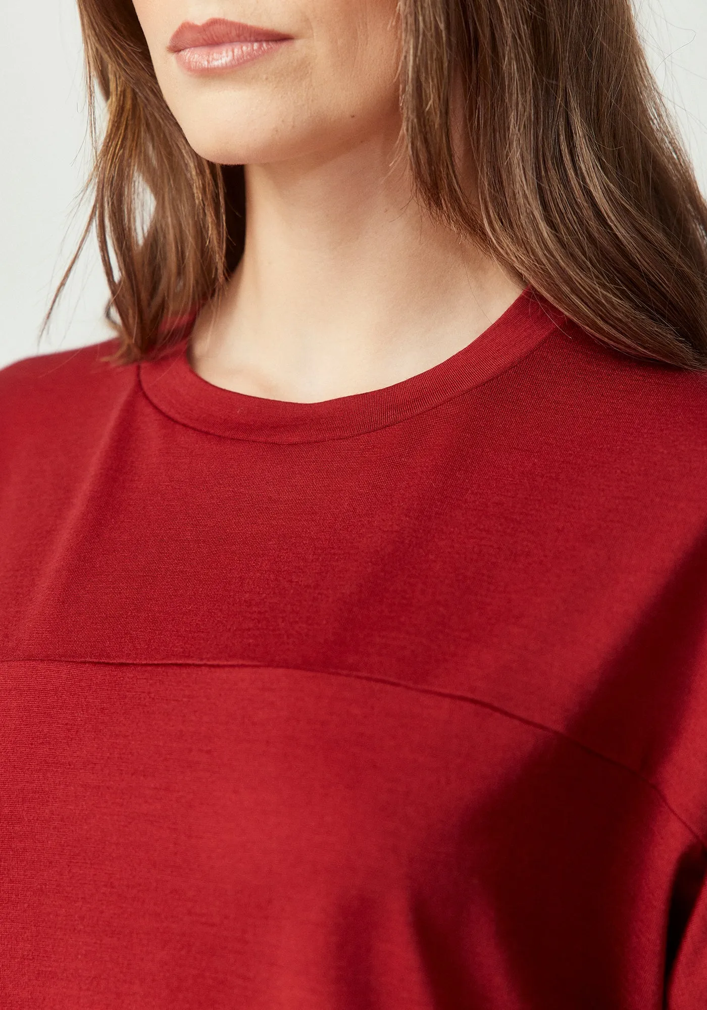 Briar Tee - Bordeaux sold by Untouched World product image thumbnail 4