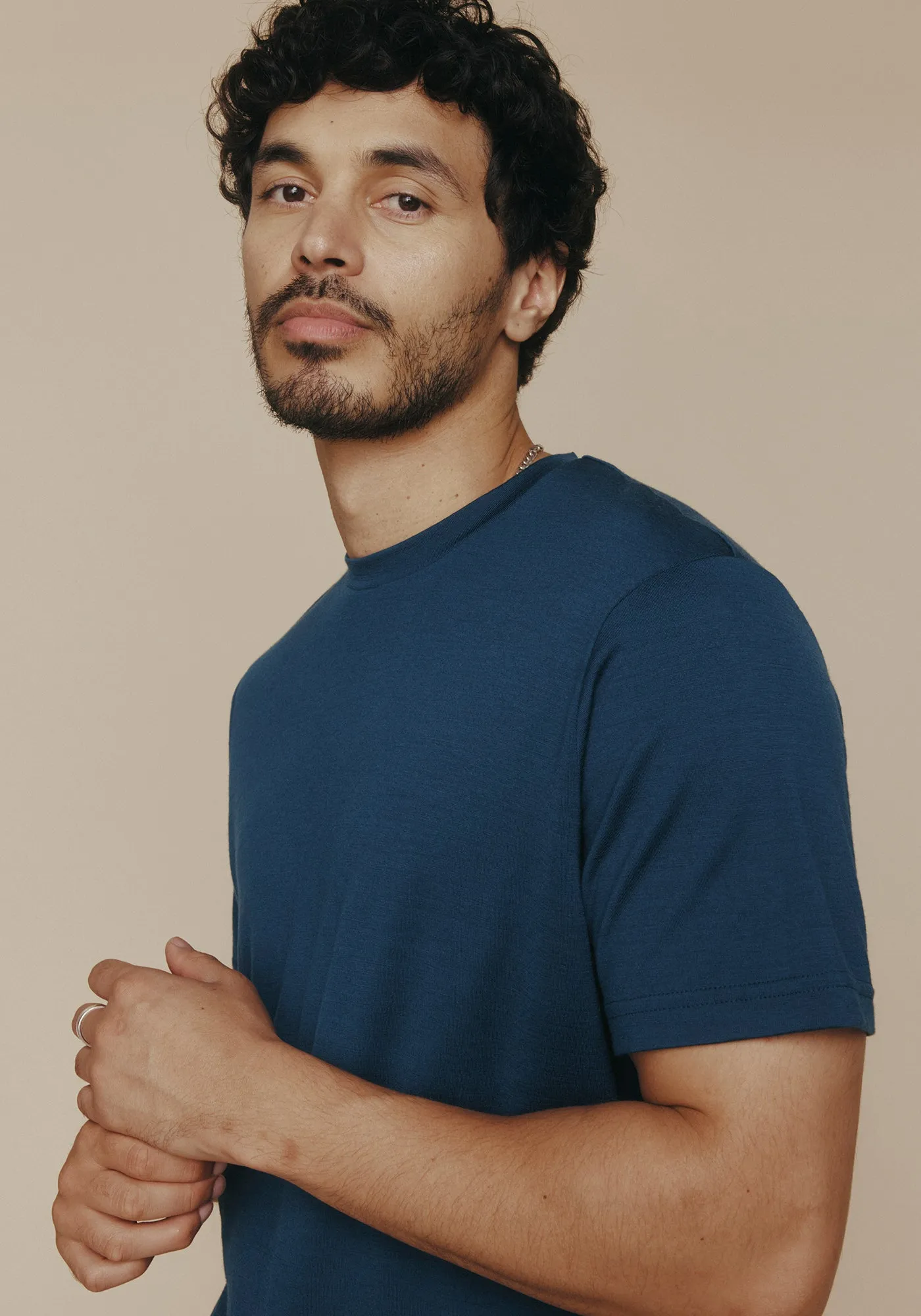 Colony Tee - Deep Lake sold by Untouched World