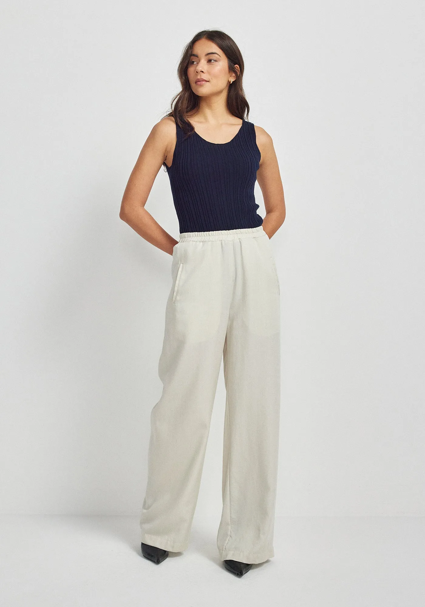 Yumi Pant - Bone sold by Untouched World