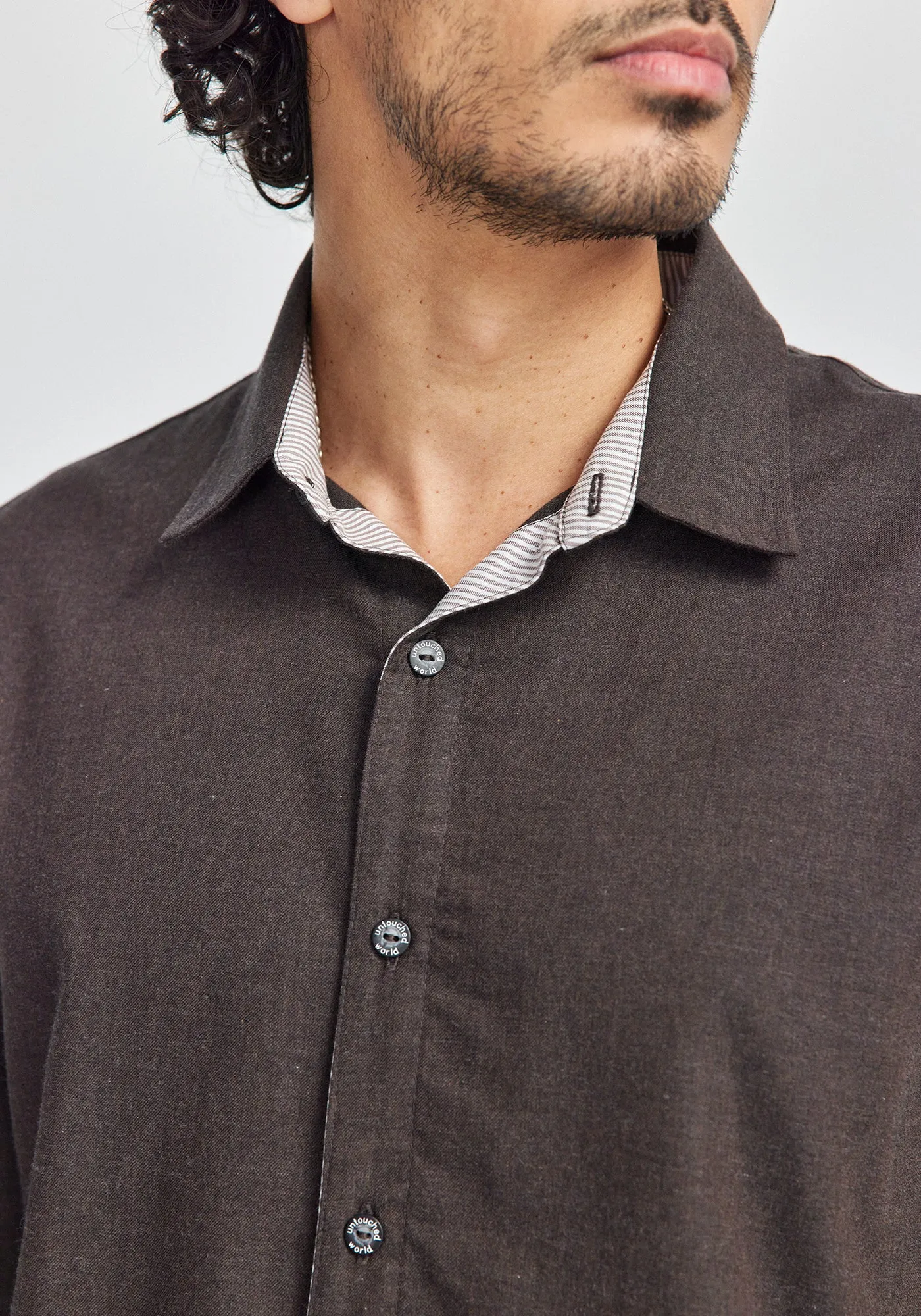 Roscoe Fitted Shirt - Hazelwood sold by Untouched World product image thumbnail 4