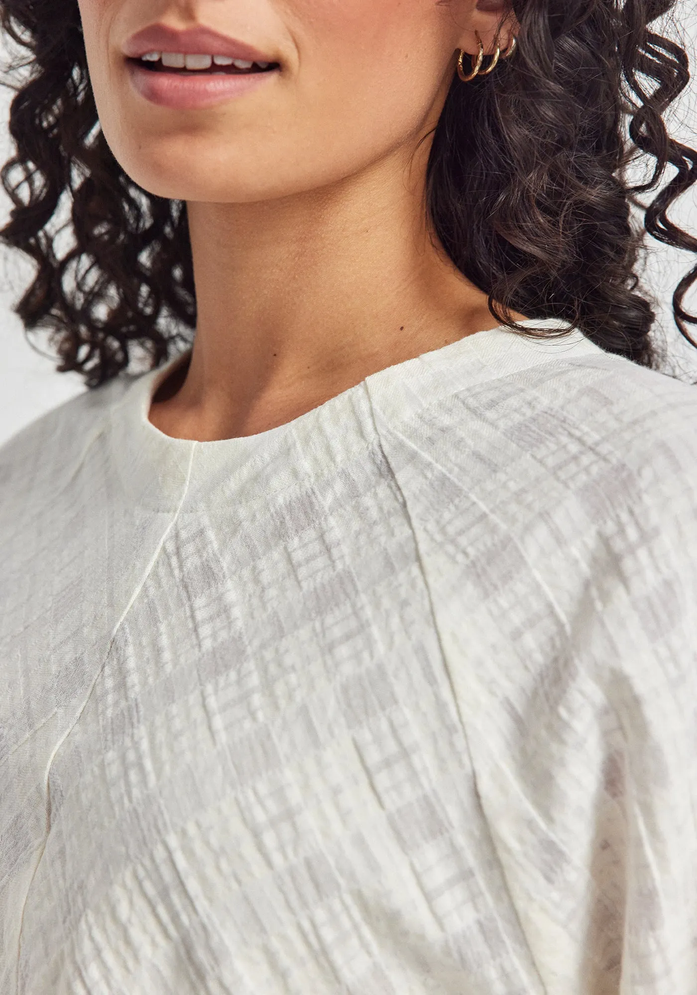 Ember Top - Branco Check sold by Untouched World product image thumbnail 3