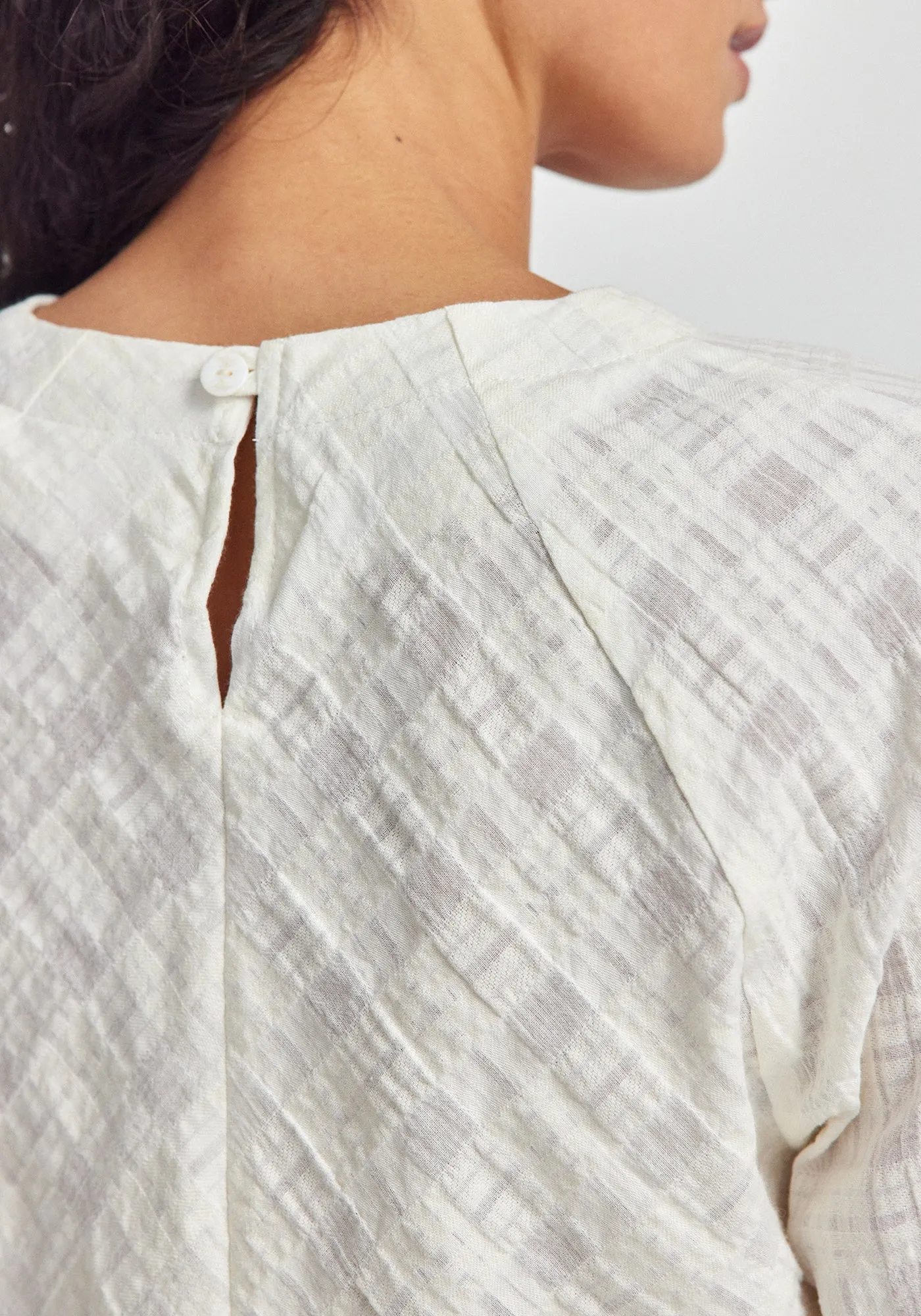 Ember Top - Branco Check sold by Untouched World product image thumbnail 4