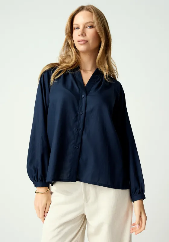 Sylvan Shirt - French Navy made by Untouched World