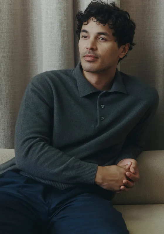 Cassum Button Polo - Thunder made by Untouched World