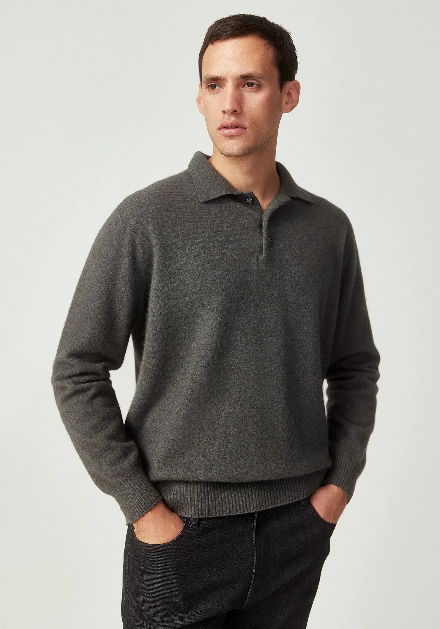 Cassum Button Polo - Thunder sold by Untouched World product image thumbnail 2