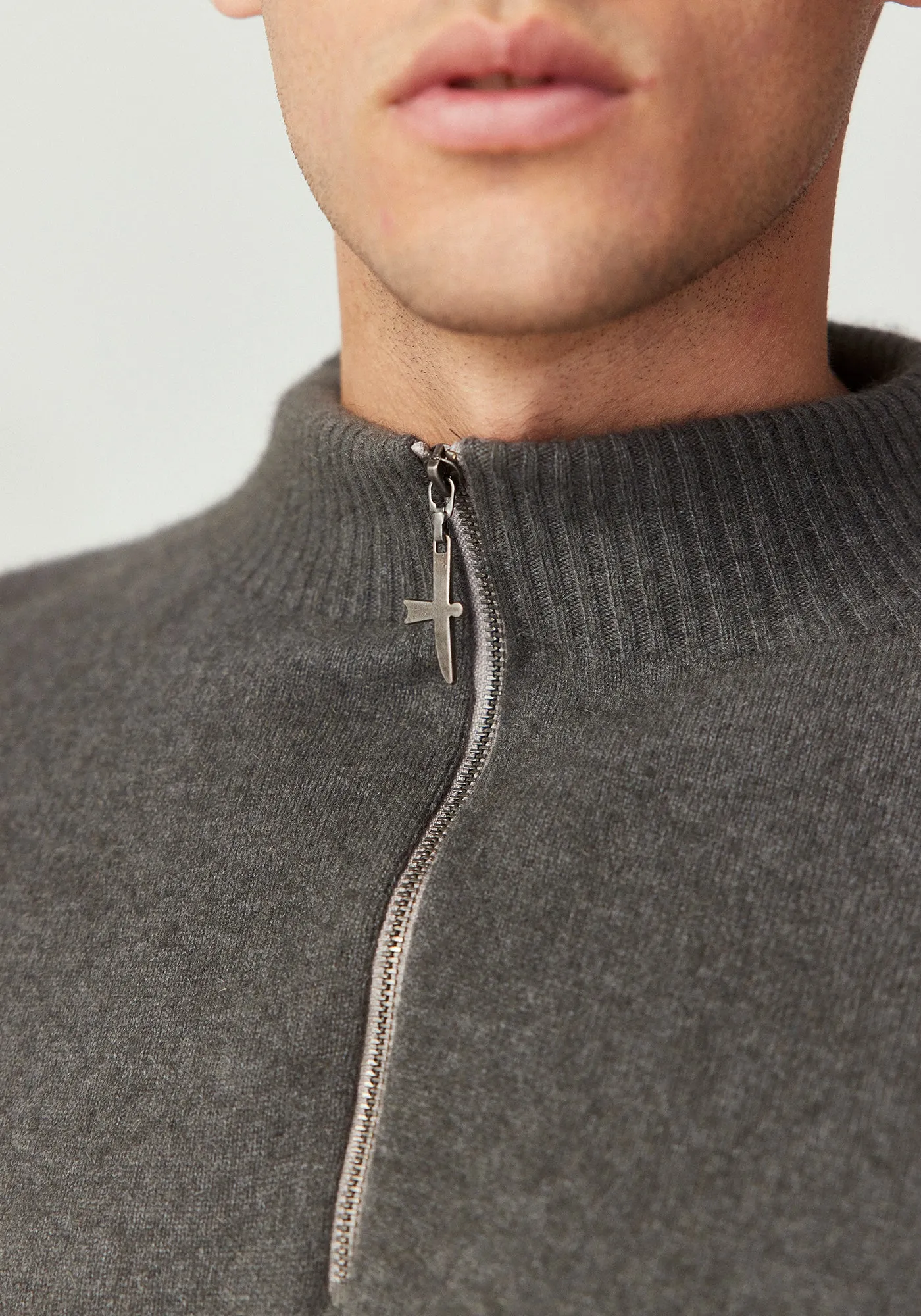 Cassum Half Zip Sweater - Thunder sold by Untouched World product image thumbnail 2