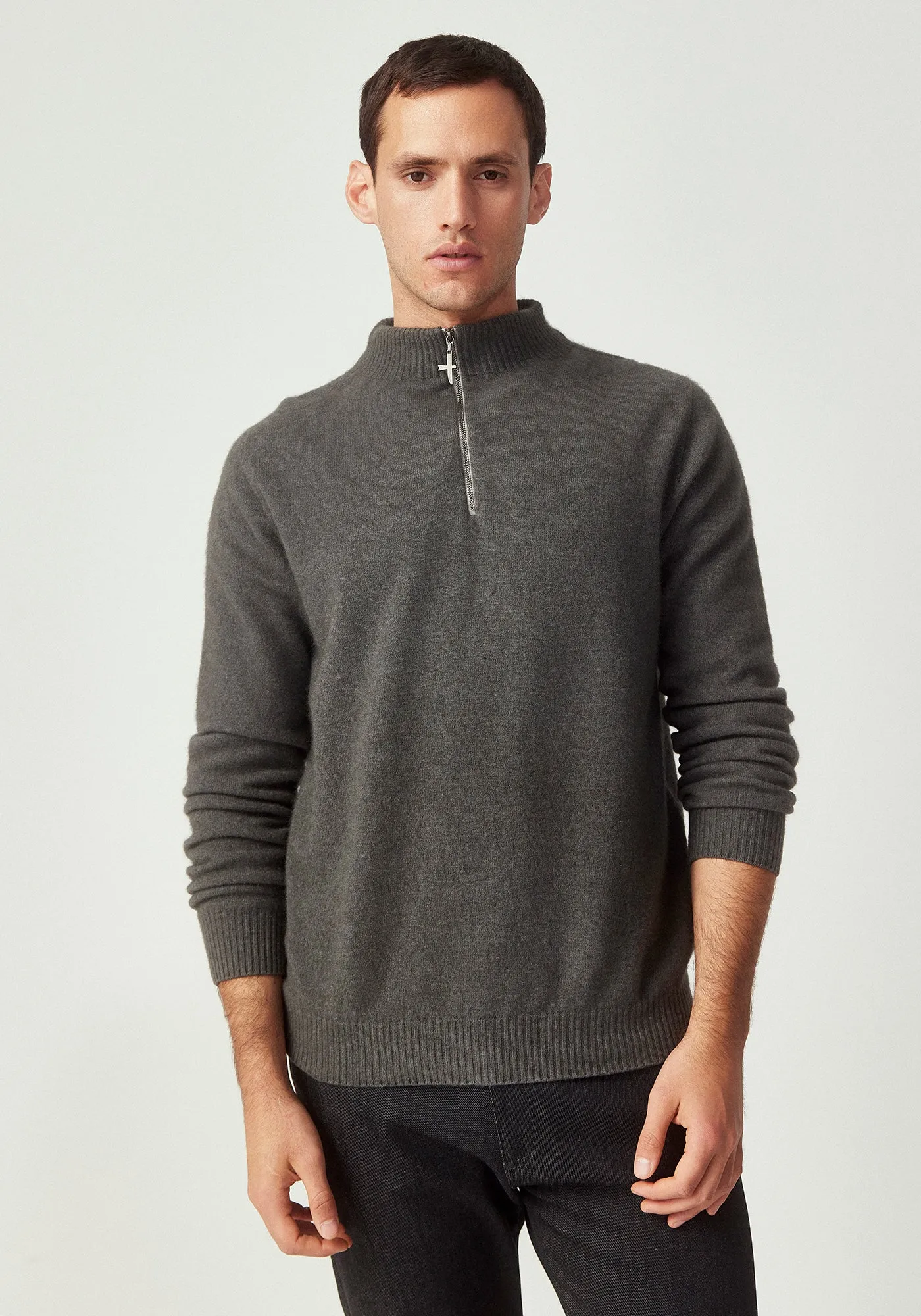 Cassum Half Zip Sweater - Thunder sold by Untouched World product image thumbnail 5